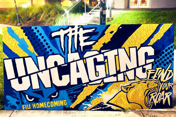 FIU The Uncaging | Panthers on the Lawn PxN Experience Mural